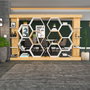 Hanah Home Estantería Sueno Blanco y Roble